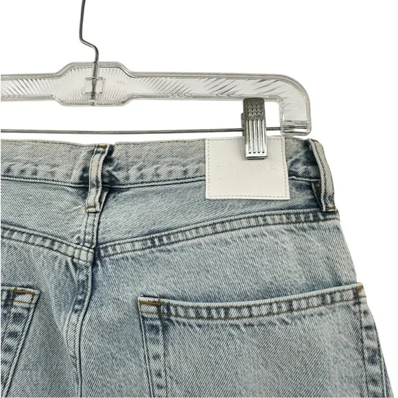 NEW Frame The Showgirl Straight-Leg Jeans MSRP $1298 Embellished Diamonds - Picture 7 of 10